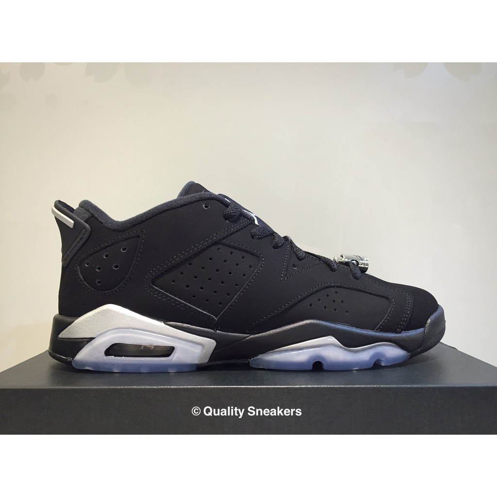Quality Sneakers - Jordan 6 Low Chrome 黑銀 GS 女段 768881 003