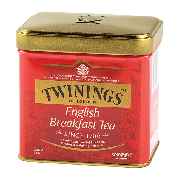 TWININGS English Breakfast Loose Tea 唐寧茶  英倫早餐茶 散茶罐裝  500g