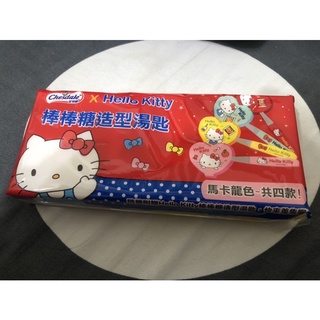 （新品）Hello kitty 芝司樂 棒棒糖造型湯匙（紅）