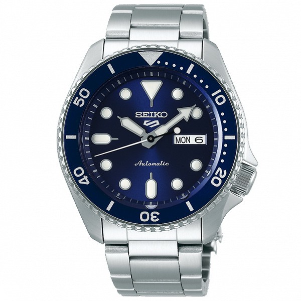【SEIKO精工】SRPD51K1 藍水鬼 5 Sports 鋼錶帶機械錶 藍/銀 4R36-07G0B 台南 時代鐘錶