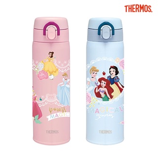 THERMOS膳魔師 迪士尼 公主 不銹鋼真空保溫瓶 保冷瓶 500ML JALC-500 PN保溫杯 輕量瓶 0.5L