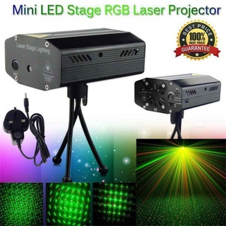 Led 舞台照明迷你 R & G 激光投影儀燈迪斯科球俱樂部 DJ 燈 + 遠程 Con