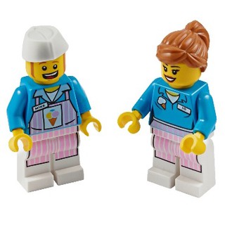 公主樂糕殿 LEGO 樂高餐廳 玩電影 70804 冰淇淋 男女 店員 B010 特價