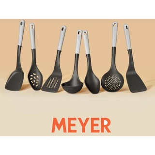 美國 美亞 Meyer 耐熱 225°C 食品級玻璃纖維 有孔炒菜鏟、漏杓、漏勺、湯杓、湯勺、湯匙、公匙 適用不沾鍋