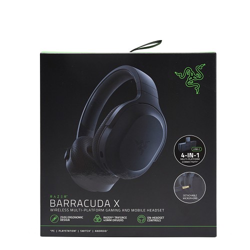 RAZER 雷蛇 Switch周邊 Barracuda X 梭魚X 多平台無線耳機 電競耳機 耳機麥克風【魔力電玩】