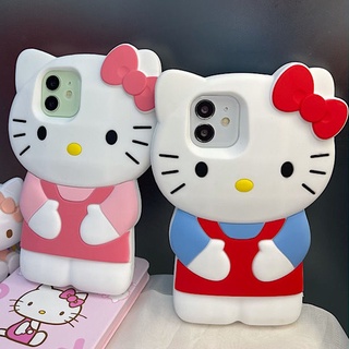 3d立體可愛hello Kitty手機殼適用於蘋果iPhone手機後蓋