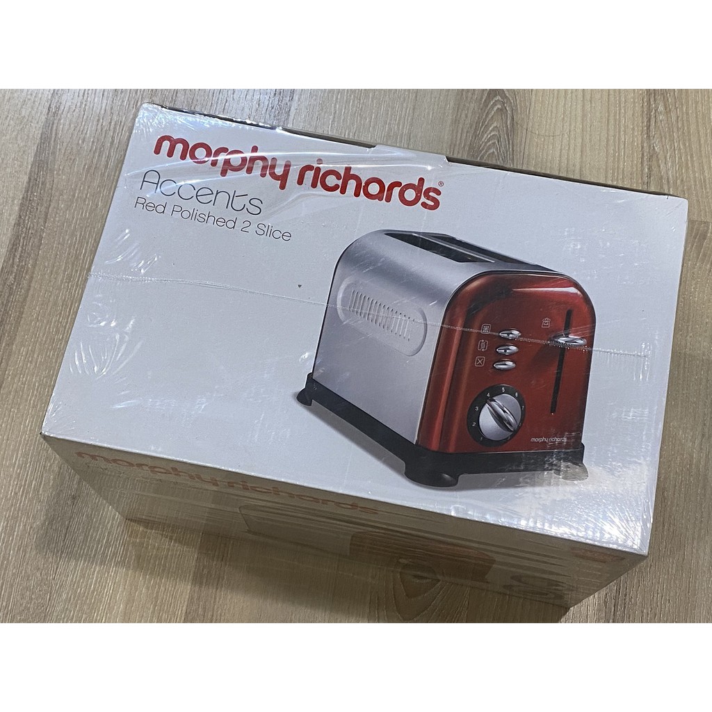 Morphy Richards 44742 (魅力紅) 英國 家電 九段溫控不鏽鋼 烤麵包機