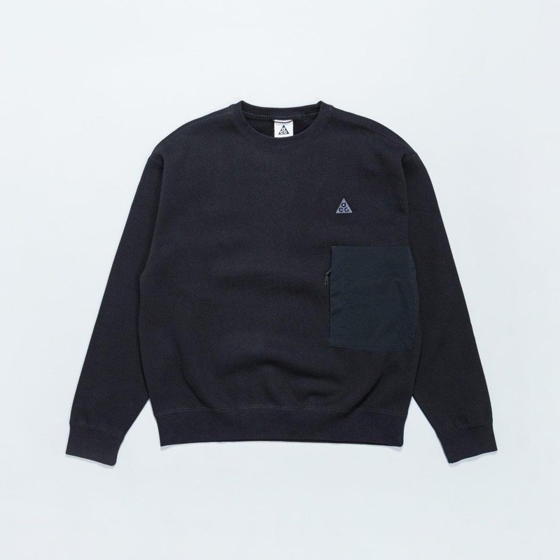 Nike ACG Fleece Crew Sweatshirt 大學T 黑 CV0681-010