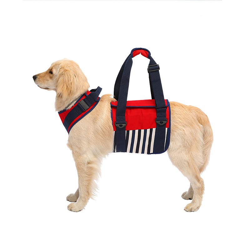 LaLaWalk 大型犬/中型犬/輔助衣步行輔助帶-海洋風/老犬/輔助用品/寵物介護