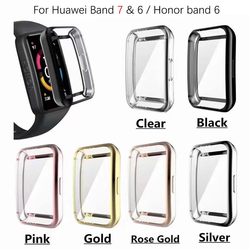 Tpu 軟保護套, 適用於 Huawei Band 7 6 / Huawei Honor Band 6 Watch Co