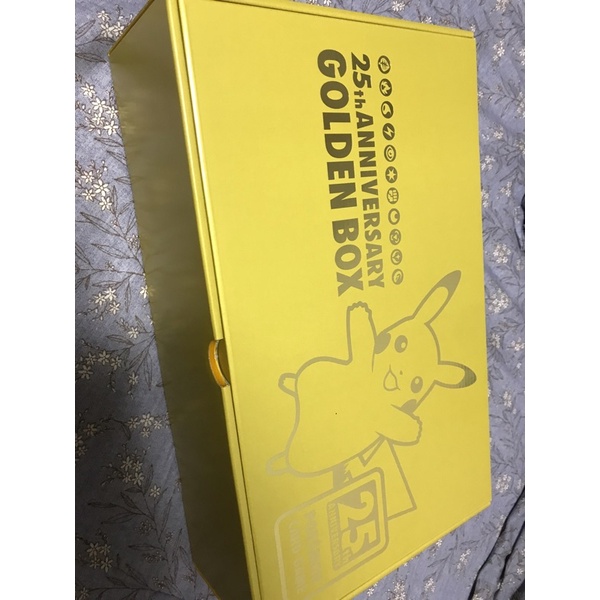 寶可夢 25th 週年 pokemon 黃金紀念箱 空盒