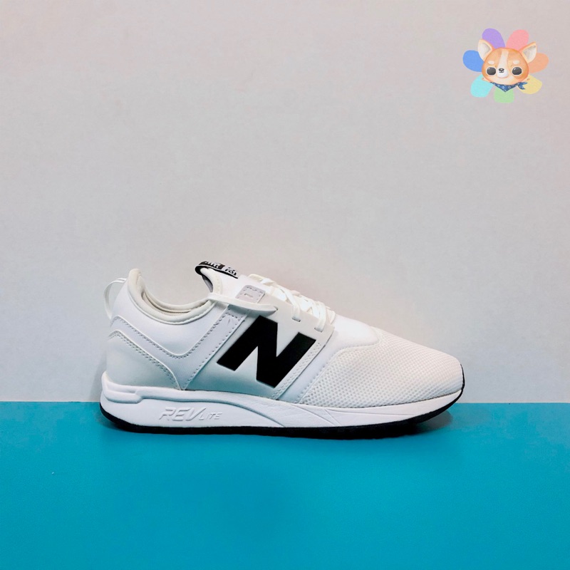 Cyuan現貨 New Balance 247 白 輕量 網布 運動 休閒 跑鞋 MRL247WB