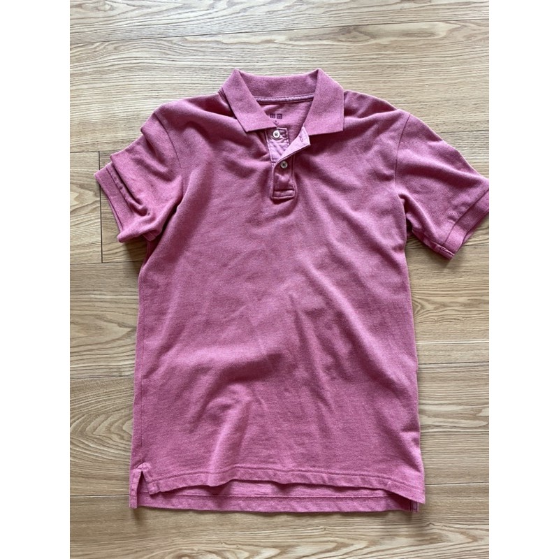 UNIQLO polo衫M號 淺粉色、淺綠色