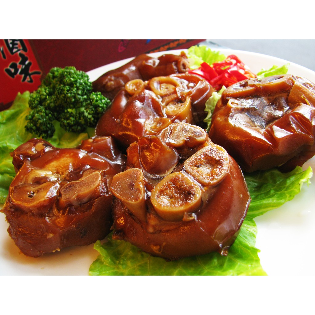 台南周冰鎮滷味 滷味團購零食排隊伴手禮下午茶禮盒美食好吃 豬腳一斤 200元 蝦皮購物