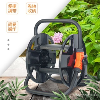 ♥免運♥ 水管收納架 收納架 捲線器 園藝家用澆花洗車水軟管盤管水管收納架自動收管器水車架套裝