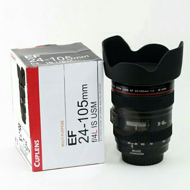 佳能相機鏡頭熱/冷咖啡茶杯保溫瓶
Canon EF 24-105mm f/4 L 造型鏡頭杯