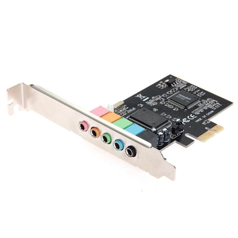 PCI-E 5.1 聲道 數位晶片組 音效卡