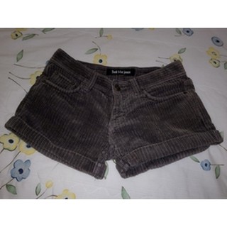 "近全新"【Tank blue jeans】潮流絨布短褲