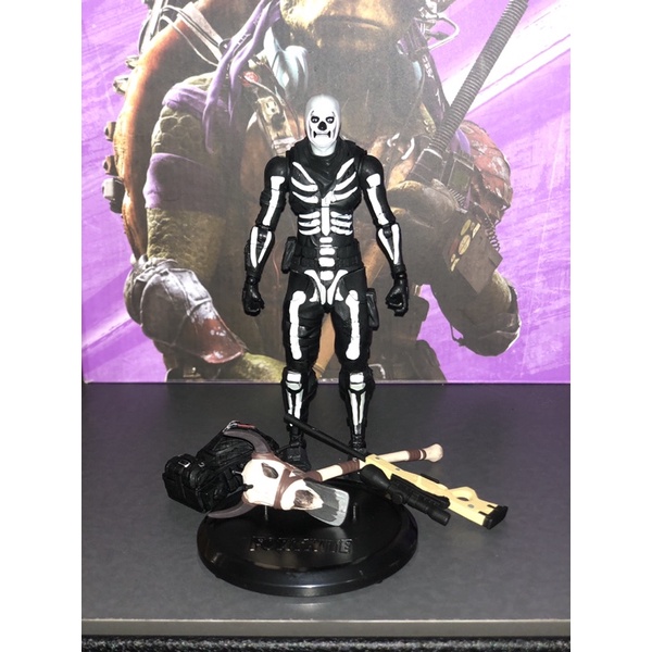 McFarlane 麥法蘭 要塞英雄 Fortnite 1/12 骷髏騎兵 Skull Trooper 7吋 可動 人偶