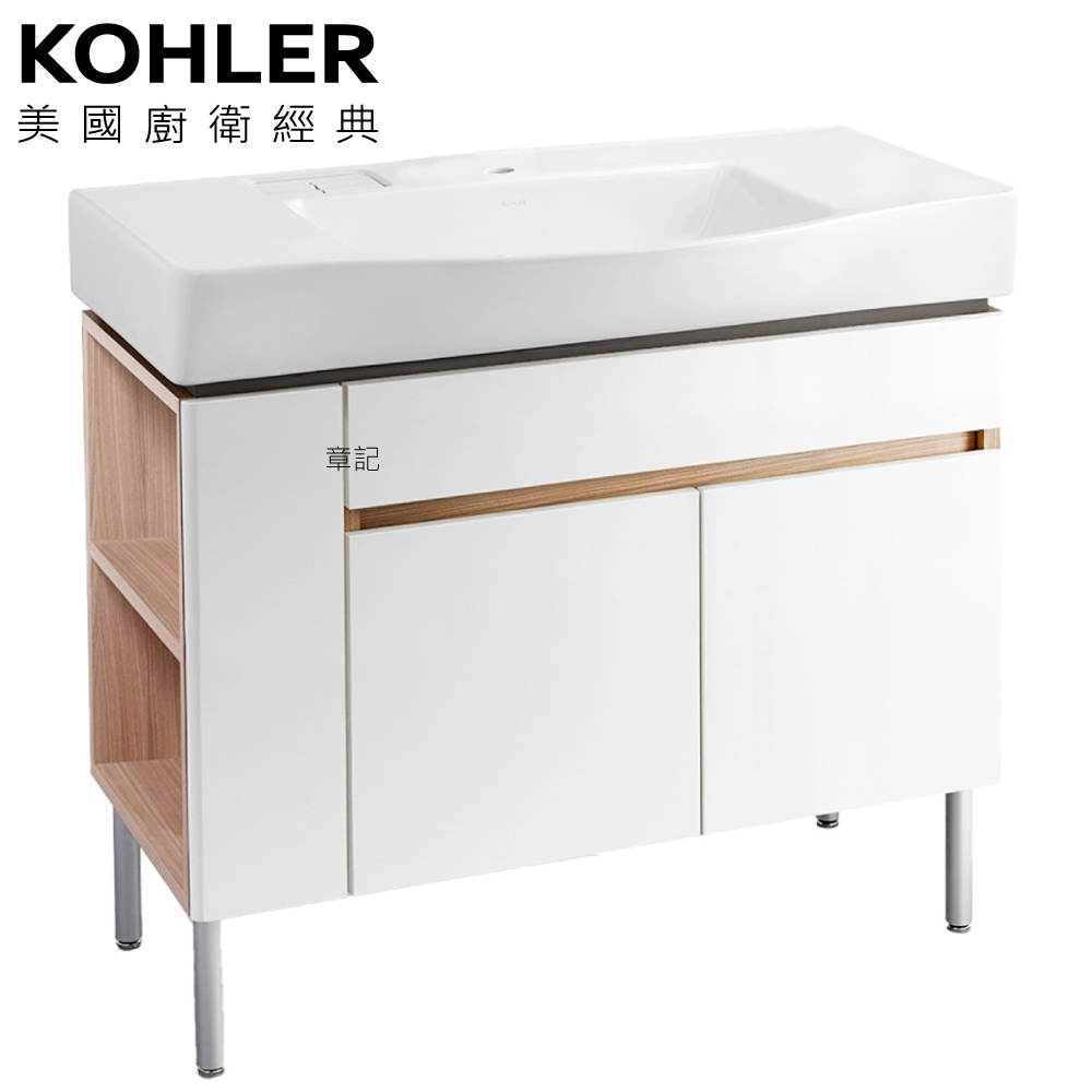 KOHLER Family Care 浴櫃盆組(100cm) K-22780T-1-0_K-31503T-LR-PD1