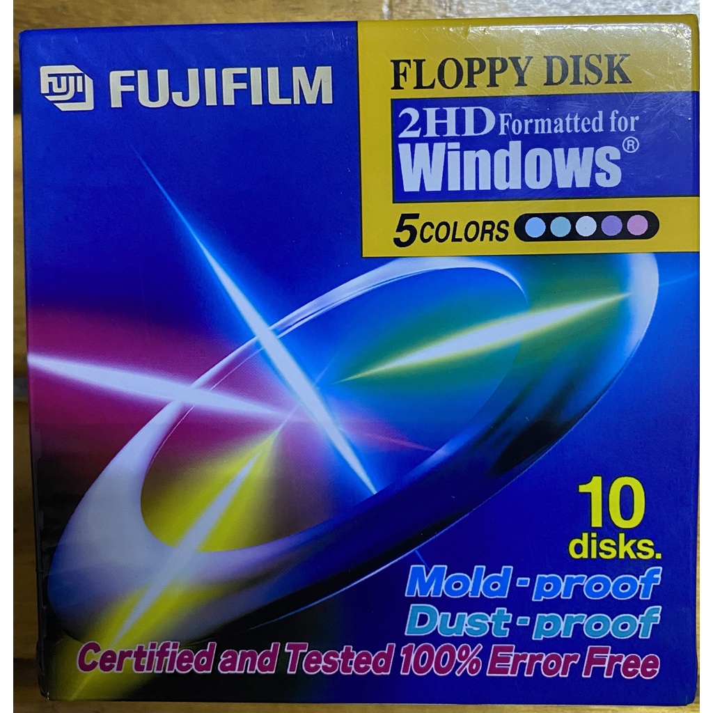 富士 FUJIFILM 3.5吋 1.44MB 磁碟片/磁片 FUJIFILM Floppy Disk 2HD