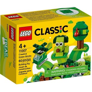 <全新> LEGO Classic 創意綠色顆粒 Creative Green Bricks 11007 <全新>