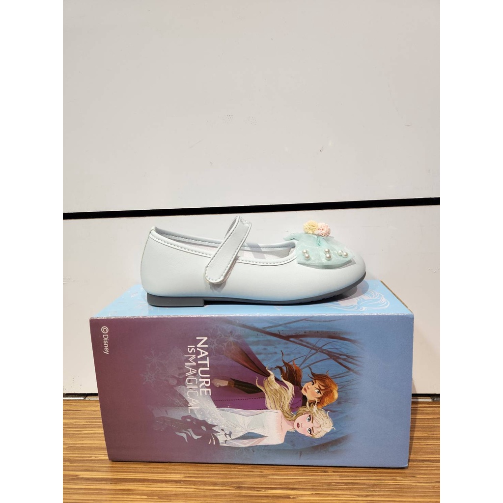 【清大億鴻】MOONSTAR 女童休閒鞋 娃娃鞋 公主鞋 冰雪奇緣款 水藍色EPFN20006