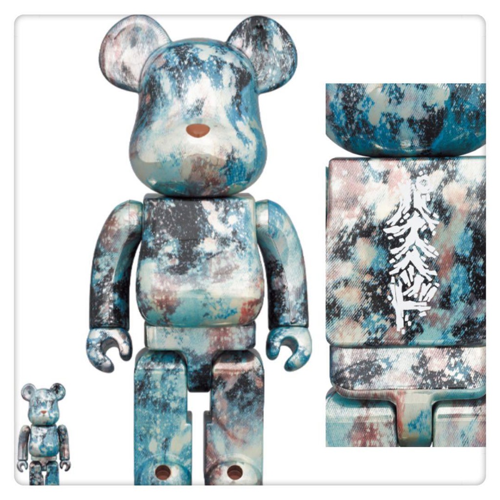 ►現貨 全新未拆◀ be@rbrick 大理石400%  500%   Pushead #5