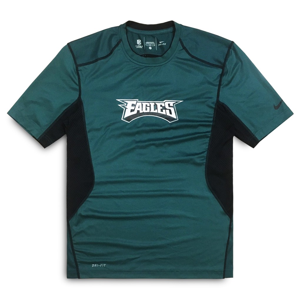 [全新品] NIKE 耐吉 NFL Eagles 費城老鷹隊 翡翠綠速乾排汗訓練衣 運動T恤 DRY-FIT材質 M號