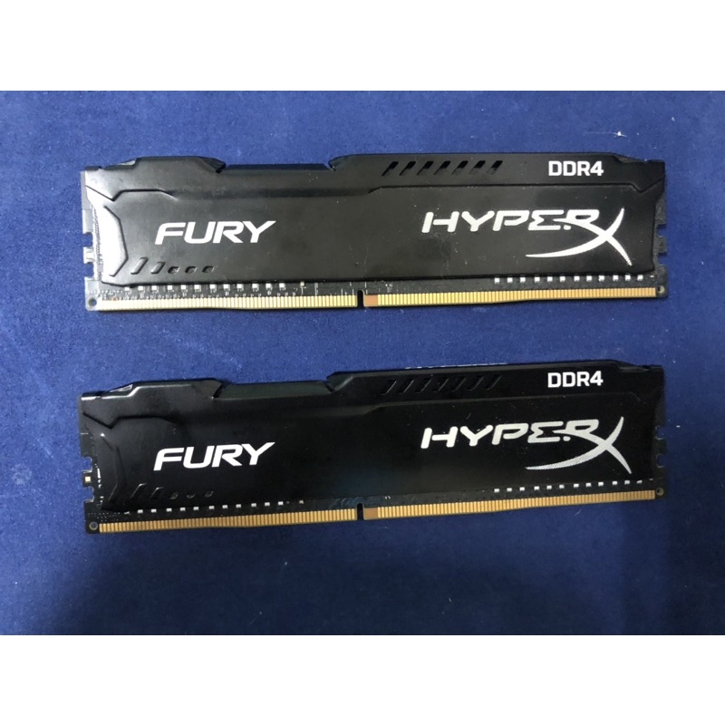 金士頓8G*2 DDR4-2666 HyperX FURY（黑）