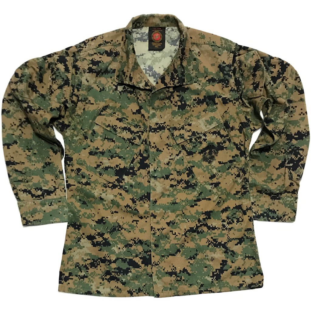 美軍公發usmc 海軍陸戰隊marpat 叢林數位迷彩服 蝦皮購物