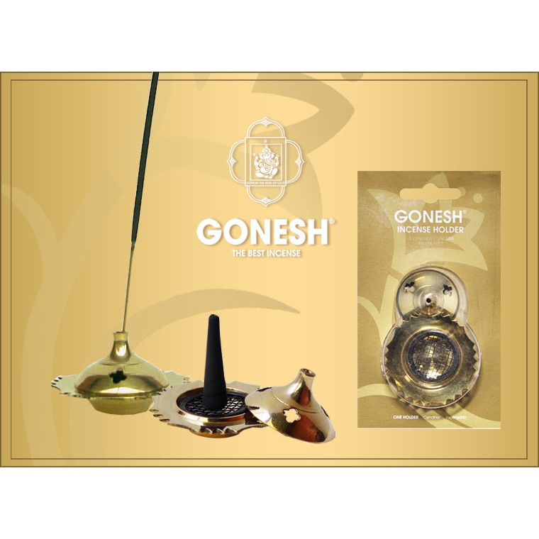 Gonesh 美國精油線香品牌 鋼雕 兩用 線香座 線香盤