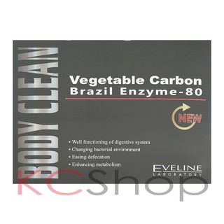 EVELINE BODY CLEAN 清暢素膠囊/巴西酵素(專業級)(30顆/盒) KCSHOP 巴西酵素 酵素 順暢