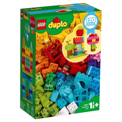 正版公司貨 LEGO 樂高 Duplo系列 LEGO 10887 歡樂創意顆粒套裝