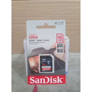 SanDisk SDHC SDXC Ultra 16G 32G 64G 128G C10 U1 相機 記憶卡 大卡