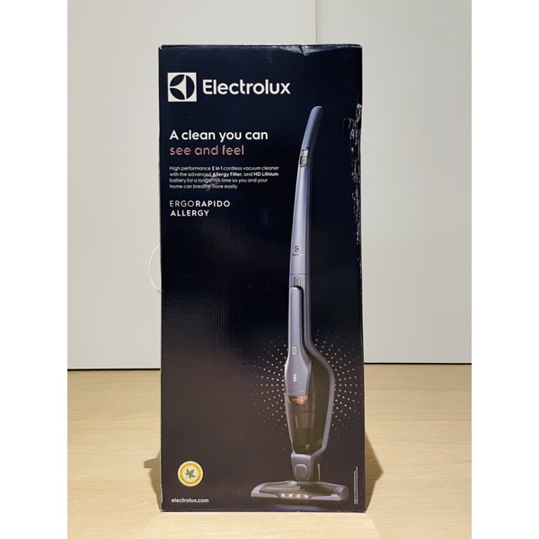 伊萊克斯直立式吸塵器 Electrolux Ergorapido Allergy 18V Titan Blue誠可議價