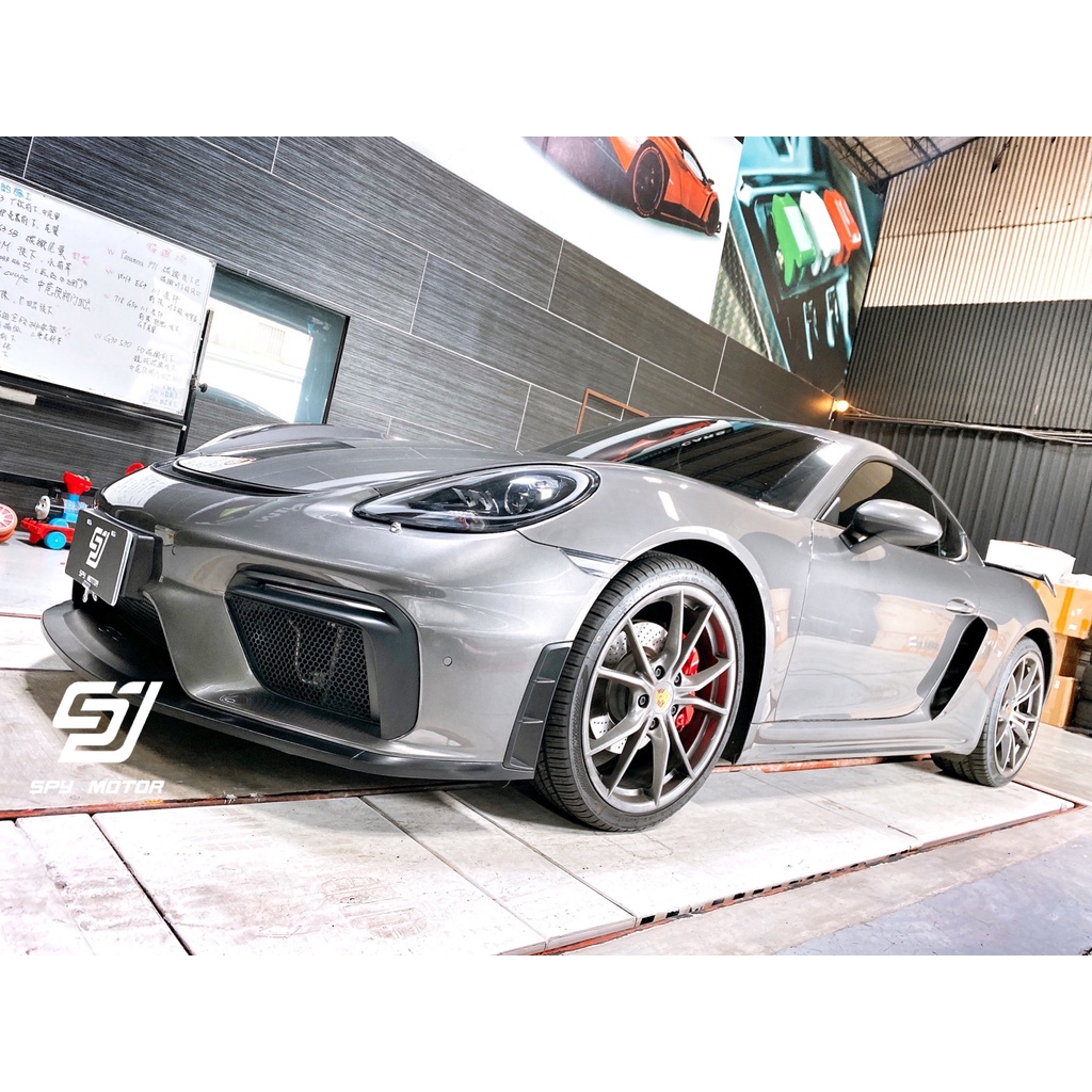 【SPY MOTOR】Porsche 718 GT4前保桿 PP材質 1:1