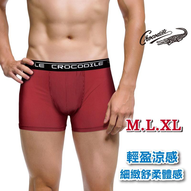 [YABY]【Crocodile】涼感條紋平口褲M~XL-CR6303