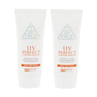 Arra TopFace UV 完美膠原蛋白溫和防曬霜 SPF50+/PA+++ 70ml(2 件裝)