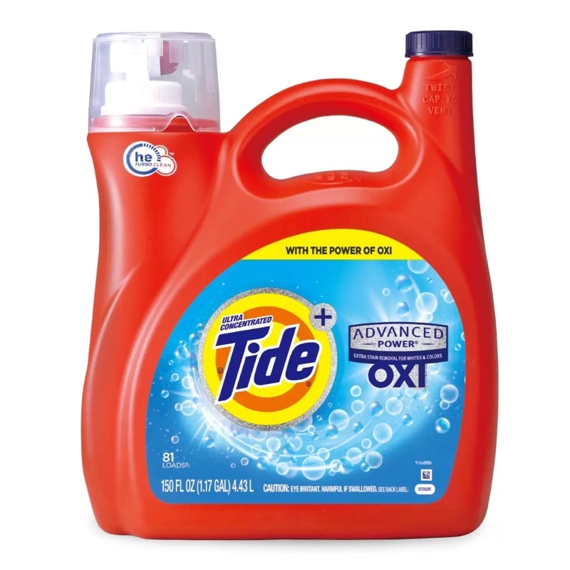 COSTCO 好市多 Tide 汰漬 OXI 亮白護色 洗衣精 4.43公升