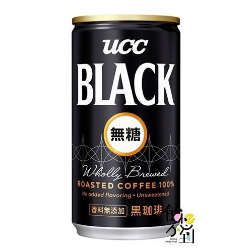 UCC無糖黑咖啡飲料184ml X 30罐【飴想不到】