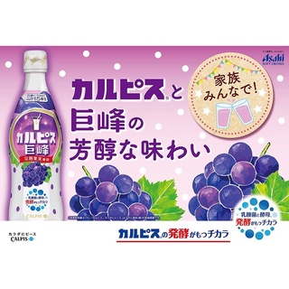 【無國界零食屋】日本 夏季 限定 巨峰 葡萄 完熟 芒果 可爾必思 5倍濃縮 家庭號 470ML 葡萄 草莓 原味