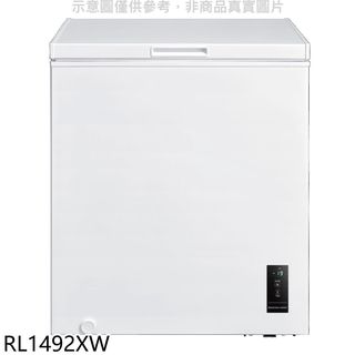 東元149公升上掀式臥式變頻冷凍櫃RL1492XW(含標準安裝) 大型配送