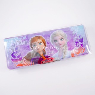 冰雪奇緣Frozen Elsa&Anna雙面鉛筆盒 磁性鉛筆盒 可削鉛筆