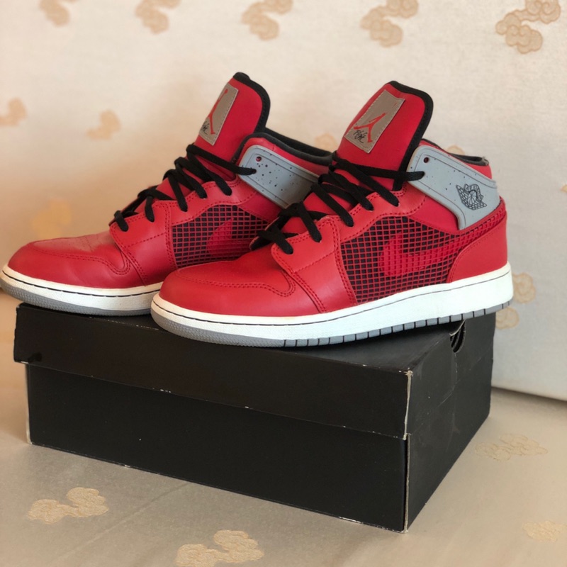 ⚠️現貨免運❤️Jordan Nike 紅色籃球鞋 正版 25號 附鞋盒