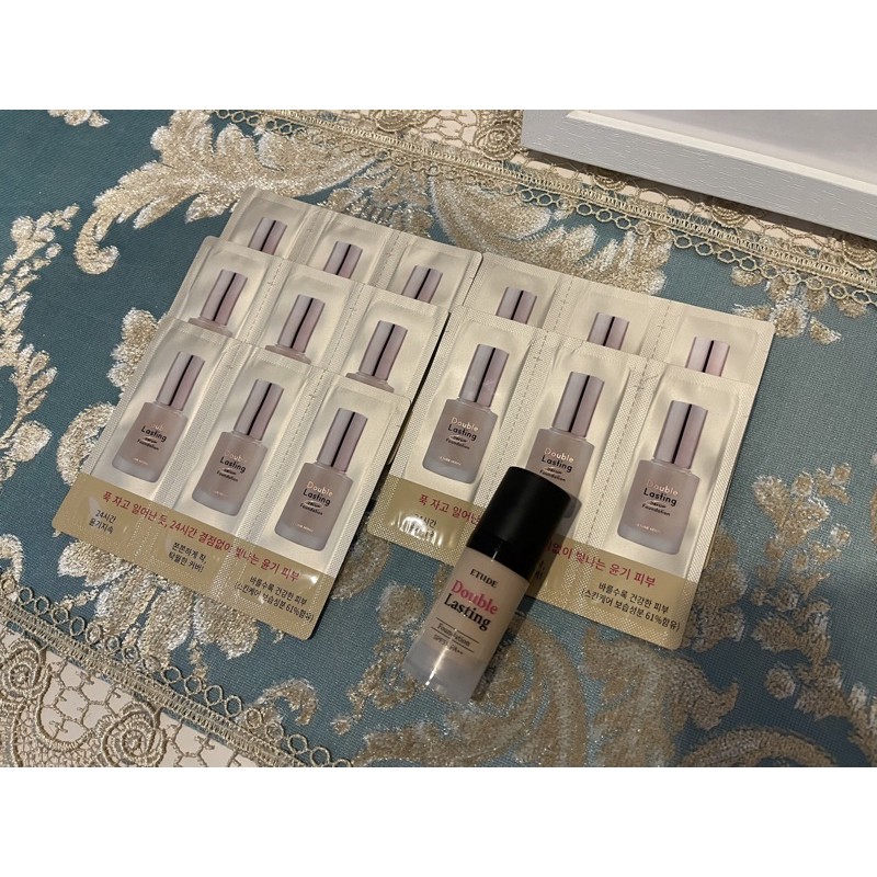 bjy510保留 ETUDE HOUSE長效待肌超持妝粉底液體驗組3ml*5 + 10ml*1