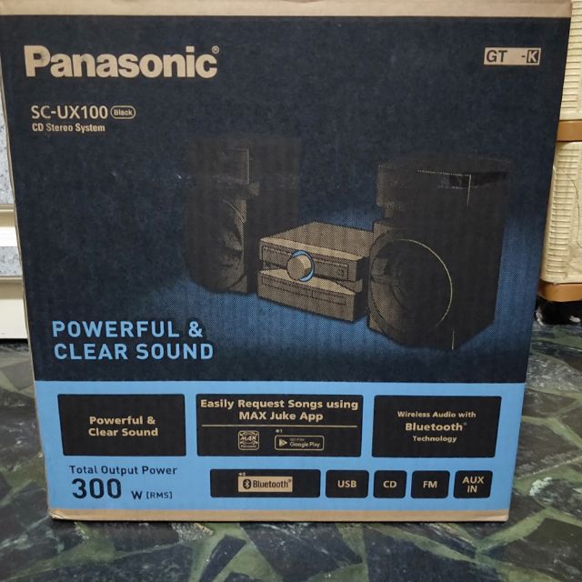 Panasonic 300W 高音質CD USB 藍芽音響 正貨 有保證書