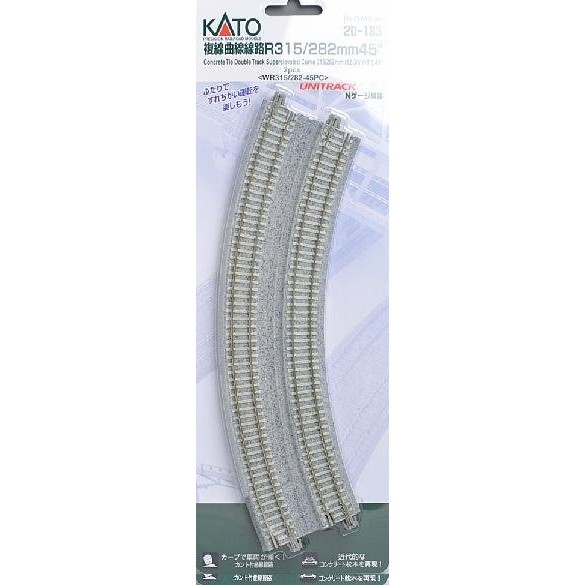 業 Kato 1 複線曲線線路r315 2 45 2本入 蝦皮購物