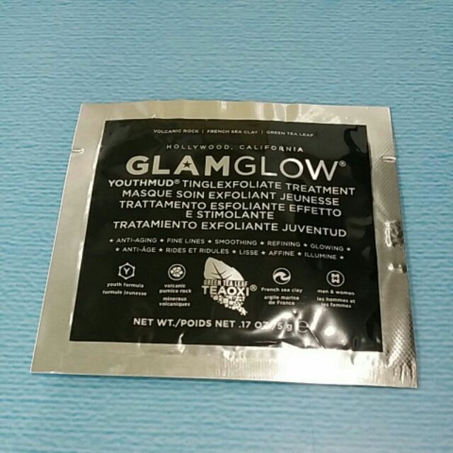 GLAMGLOW 瞬效完美發光面膜5g(60元)