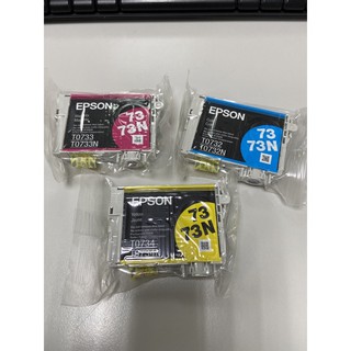 EPSON 73N 原廠墨水夾 （紅 藍 黃）無紙盒包裝